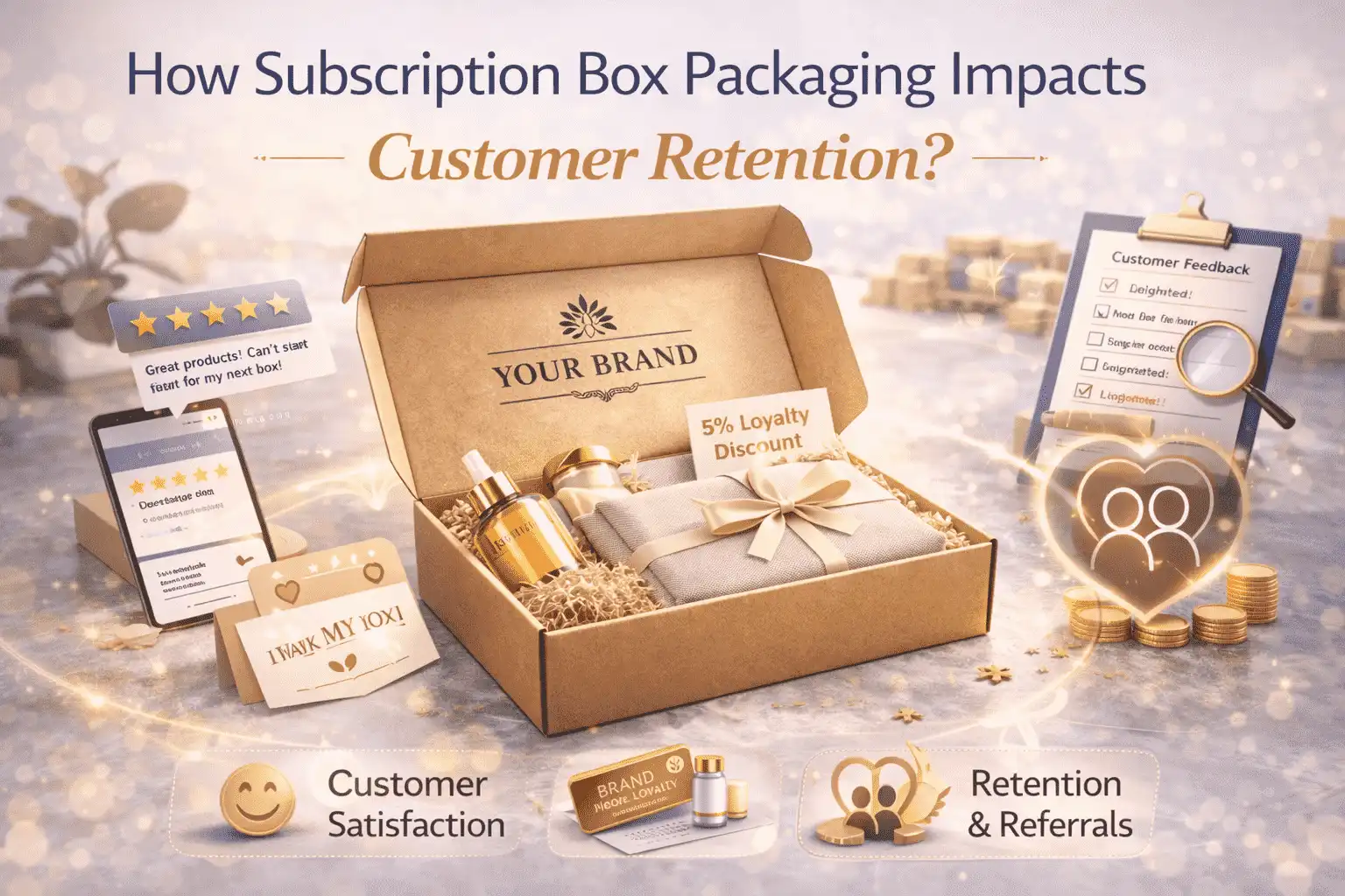 How Subscription Box Packaging Impacts Customer Retention?